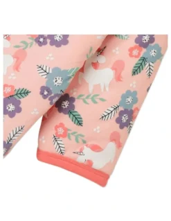 Snugtime Printed Long Sleeve Padded Cosi Bag in Pink