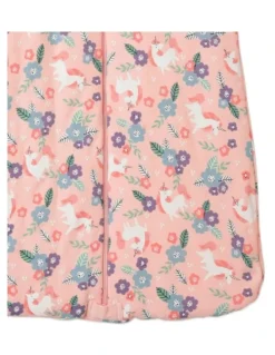 Snugtime Printed Long Sleeve Padded Cosi Bag in Pink
