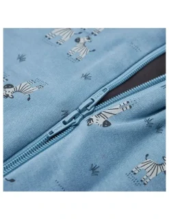 Snugtime Printed Long Sleeve Padded Sleeping Bag in Zebra