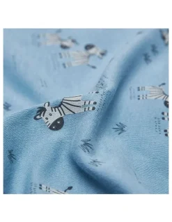 Snugtime Printed Long Sleeve Padded Sleeping Bag in Zebra