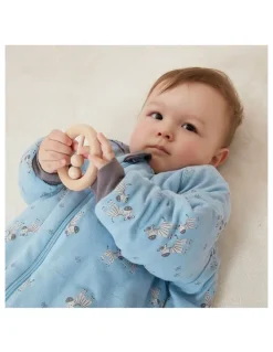Snugtime Printed Long Sleeve Padded Sleeping Bag in Zebra