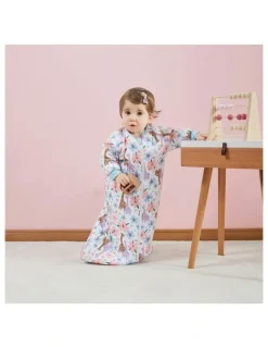 Snugtime Printed Long Sleeve Padded Sleeping Bag in Giraffe