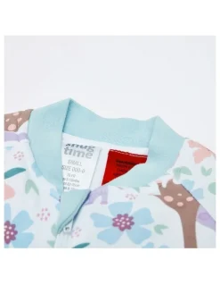 Snugtime Printed Long Sleeve Padded Sleeping Bag in Giraffe