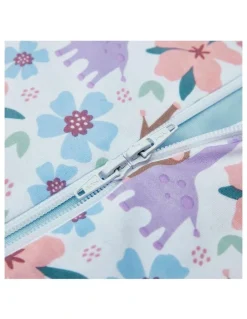 Snugtime Printed Long Sleeve Padded Sleeping Bag in Giraffe