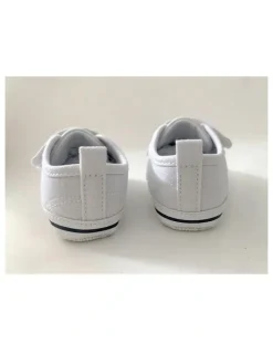 Snugtime Velcro Sneaker in White