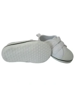 Snugtime Velcro Sneaker in White