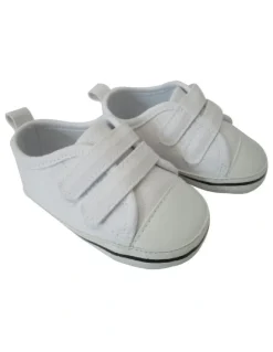 Snugtime Velcro Sneaker in White