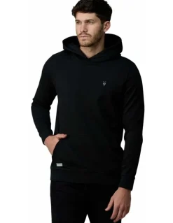Society of Wolves Hooded Fleece in Black