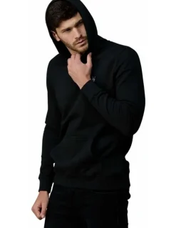 Society of Wolves Hooded Fleece in Black