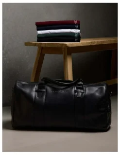 Society of Wolves Leather Overnight Bag