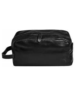 Society of Wolves Leather Toiletry Bag