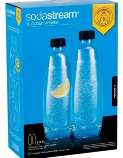 SodaStream Duo Glass Carbonating Bottle 1L