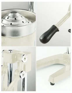 SOGA Commercial Manual Juicer in White