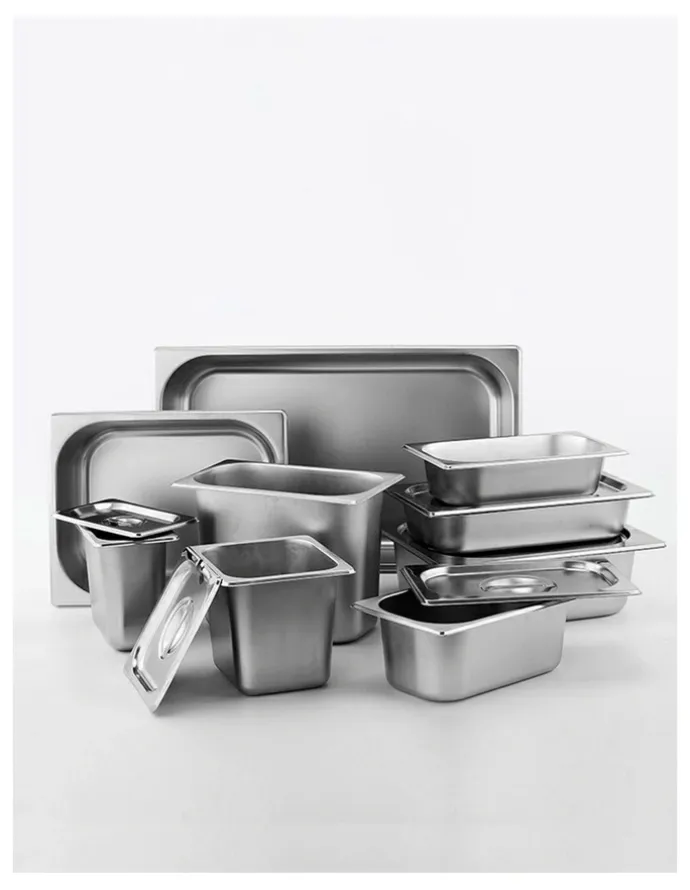 SOGA Full Size 1/1 Gastronorm Pan 15cm Deep Tray in Stainless Steel