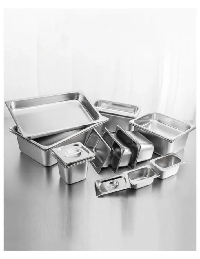 SOGA Full Size 1/1 Gastronorm Pan 15cm Deep Tray in Stainless Steel
