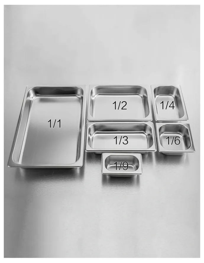 SOGA Full Size 1/1 Gastronorm Pan 15cm Deep Tray in Stainless Steel