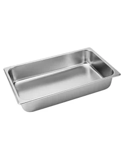 SOGA Gastronorm Pan Tray 10cm in Stainless Steel