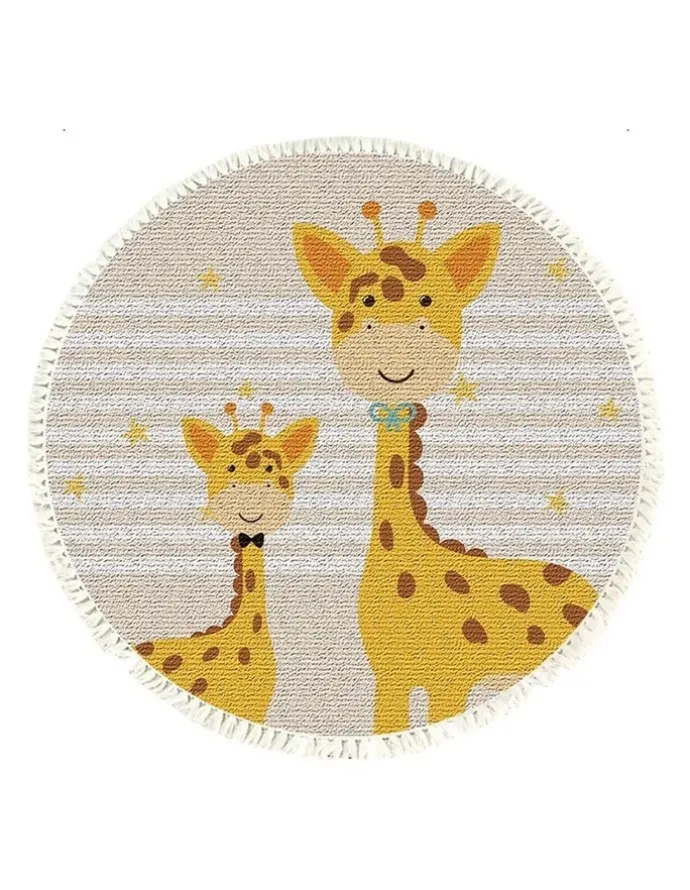 Soga International SOGA 120cm Cartoon Animal Non-Slip Flannel Rug