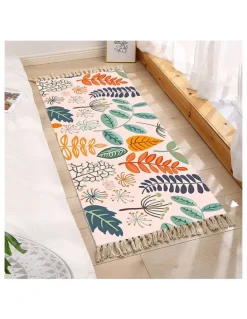 Soga International SOGA 90cm Handmade Cotton Woven Area Rug