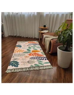Soga International SOGA 90cm Handmade Cotton Woven Area Rug