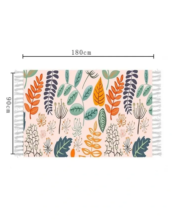 Soga International SOGA 90cm Handmade Cotton Woven Area Rug