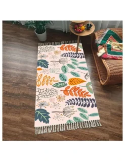 Soga International SOGA 90cm Handmade Cotton Woven Area Rug