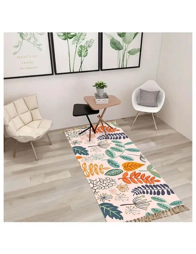 Soga International SOGA 90cm Handmade Cotton Woven Area Rug