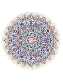 Soga International SOGA 120cm Mandala Non-Slip Area Rug