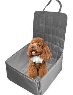 Soga International SOGA Grey Breathable Pet Car Carrier Bag
