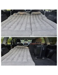 Soga International SOGA Inflatable Car Boot Mattress Grey