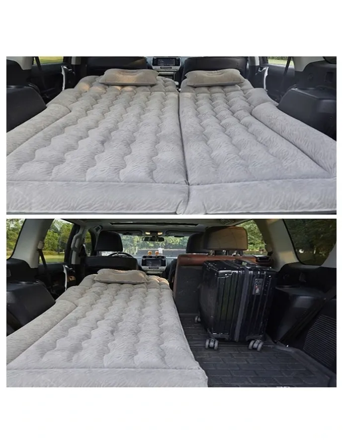 Soga International SOGA Inflatable Car Boot Mattress Grey