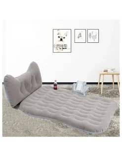 Soga International SOGA Inflatable Car Mattress Grey Honeycomb