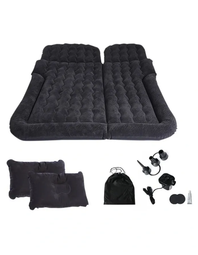 Soga International SOGA Inflatable Car Boot Mattress Black