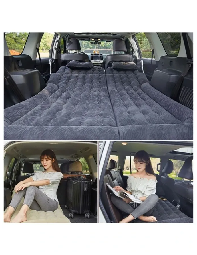 Soga International SOGA Inflatable Car Boot Mattress Black