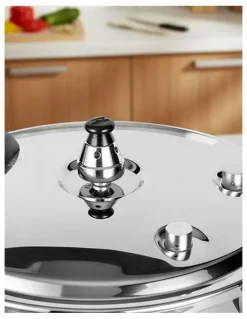 Soga International SOGA 5L Commercial Grade Stainless Steel Pressure Cooker With Seal