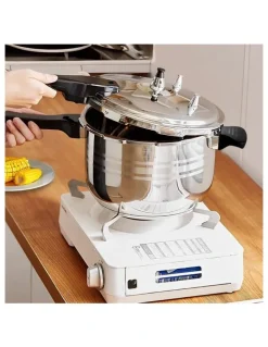Soga International SOGA 5L Commercial Grade Stainless Steel Pressure Cooker