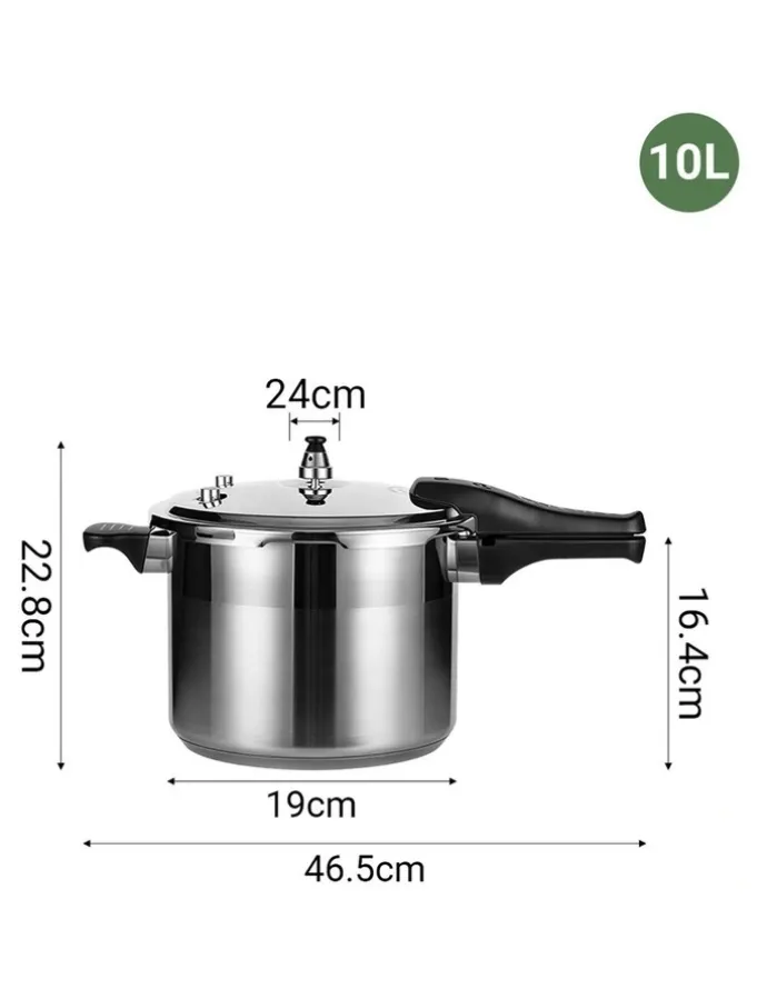 Soga International SOGA 10L Commercial Grade Stainless Steel Pressure Cooker With Seal