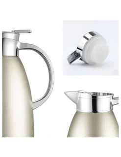 Soga International SOGA 1.8L Double-Wall Stainless Steel Vacuum Flask - Silver
