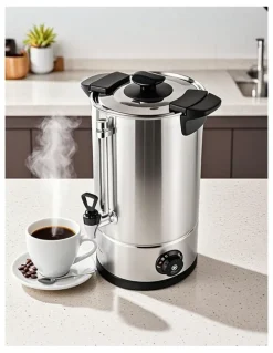 Soga International SOGA 15L Stainless Steel Electric Hot Water Urn