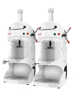 Soga International SOGA 2 Pack 350W Automatic Commercial Ice Shavers - 90kg/h