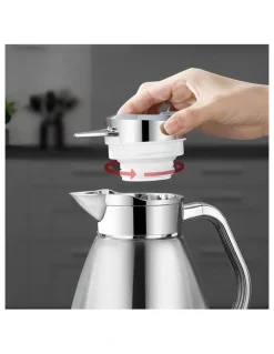 Soga International SOGA 2 Pack 2.3L Stainless Steel Insulated Water Jugs - Silver
