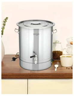 Soga International SOGA 2 Pack 21L 2200W Stainless Steel Commercial Hot Water Urns