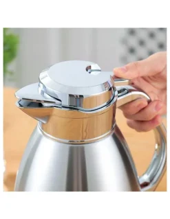 Soga International SOGA 2 Pack 1.8L Stainless Steel Insulated Water Jugs - Silver