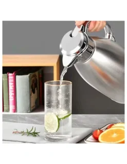 Soga International SOGA 2 Pack 1.8L Stainless Steel Insulated Water Jugs - Silver