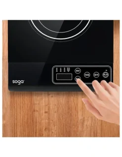 Soga International SOGA 2 Pack 35.5cm Portable Induction Cooktops