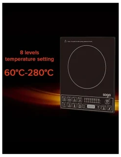 Soga International SOGA Smart Induction Cooktop with 17L Stainless Steel Stock Pot