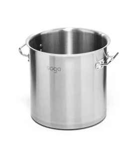 Soga International SOGA Smart Induction Cooktop with 17L 28cm Stainless Steel Stock Pot