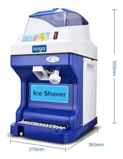 Soga International SOGA 300W Commercial Electric Ice Shaver - 180kg/h