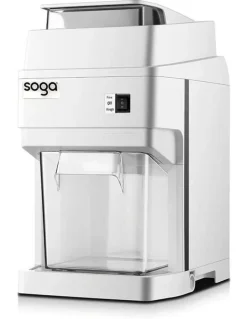 Soga International SOGA 300W Commercial Electric Ice Shaver - 120kg/h White