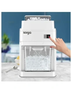 Soga International SOGA 300W Commercial Electric Ice Shaver - 120kg/h White